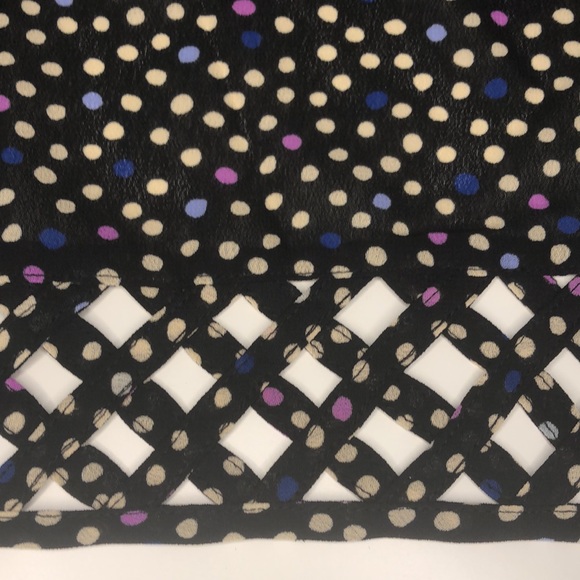 I Heart Ronson Polka Dot High Waisted Skirt - Picture 3 of 5